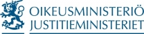 Oikeusministeriö logo